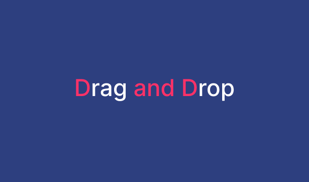 Как реализовать drag and drop на JavaScript